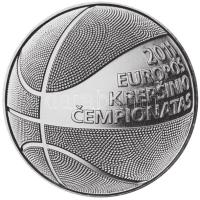Litvánia 2010. 1L "Kosárlabda Európa Bajnokság" 40db-os eredeti csomagolású rolniban T:1 Lithuania 2010. 1 Litas "European Basketball Championship" 40 pcs in original pack of the Lithuanian Nationalbank C:Unc