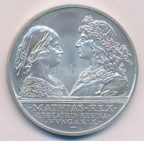 1990. 500Ft Ag "Mátyás király-Beatrix" T:BU Dísztokban