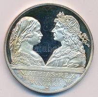 1990. 500Ft Ag "Mátyás király-Beatrix" T:PP Dísztokban