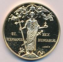 Lebó Ferenc (1960-) DN. "Atilla találkozása Nagy Szent Leó Pápával / Szent István" aranyoz...