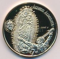 Lebó Ferenc (1960-) DN. "A Honfoglalás emlékére / Álmos áldozata" aranyozott emlékérem (43...