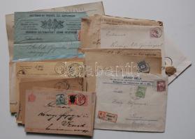 1889-1926 Szend és Szák községek hivatalos levelei 27db