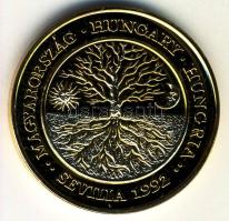 Lebó Ferenc (1960-) 1992. "Magyar Kiállítások és Vásárok Érmekben-Expo 1992 Sevilla" arany...