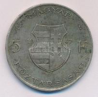 1947. 5Ft Ag "Kossuth" T:3
