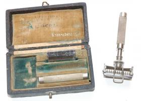 Régi Kronenberg borotva kivehető éllel eredeti tokjában