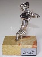 Ezüst (Ag) figura (8gr) kő talapzaton 9cm