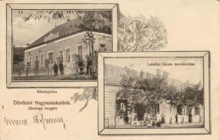 Nagyszakácsi László Gyula kereskedésével T2