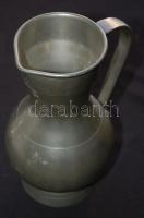 Kis ón szett: kancsó, 6db nagyrészt egyforma pohár és 5db alátét