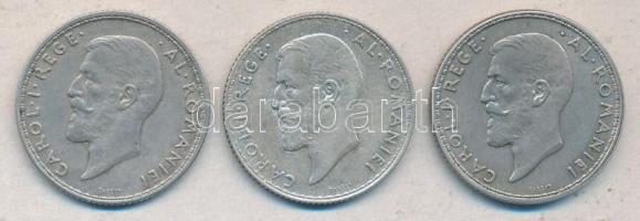 Románia 1911/12/14. 1L Ag (3x) T:2-
Romania 1911/12/14. 1 Leu Ag (3x) C:VF