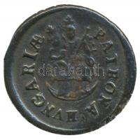 1707KB. Rézpoltúra "II. Rákóczi Ferenc" Jézus jobb karon! (23mm/2.47g) T:1,1- /
Hungary 17...