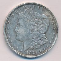 Amerikai Egyesült Államok 1921. 1$ Ag "Morgan" T:2-
USA 1921. Morgan Dollar Ag C:VF