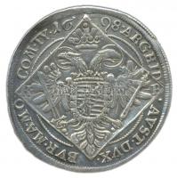 1698KB 1/4 Tallér Ag "I. Lipót" (9.07g) T:1-,1 / 
Hungary 1698 1/4 Thaler Ag "Leopold...