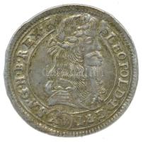 1680. XVKr Ag "Lipót" Körmöcbánya (6.88g) T:2- / Hungary 1680. XV Kreuzer Ag "Leopold" Kremnitz (6.88g) C:VF Huszár: 1425., Unger II.: 1060.a