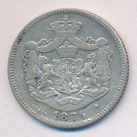 Románia 1874. 1L Ag T:3
Romania 1874. 1 Leu Ag C:F
