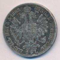 Ausztria 1882. 1Fl Ag T:2- Austria 1882. 1 Florin Ag C:VF