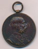 1898. Jubileumi Emlékérem a Fegyveres Erő Számára "Signum memoriae" Br érem mellszalag nél...