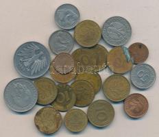 NSZK vegyes fémpénz tétel, összesen 24db T:vegyes GFR mixed coins, all 24pcs C:mixed