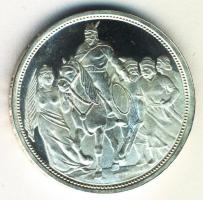 1896KB 5K Ag "Az ezeréves Magyarország emlékére" modern fantáziaveret U.P. jelzéssel T:PP