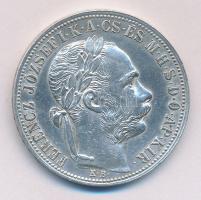 1883KB. 1Ft Ag "Barokk címer" T:2 ph