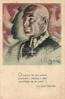 Lengyel katonai propaganda, Józef Pilsudski idézettel, Polish military propaganda, Józef Pilsudski quote