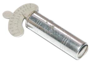 XIX. századi fémből készült állítható hangolósíp 7cm