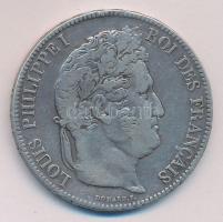 Franciaország 1832. 5Fr Ag "I. Lajos Fülöp" T:3
France 1832. 5 Francs Ag "Louis Phili...