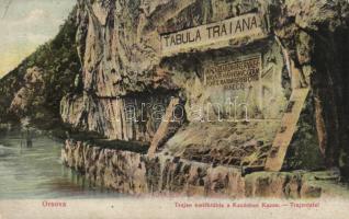 Orsova, Kazan, Trajan plaque (EK)