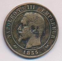 Franciaország 1855B. 10c "III. Napóleon" T:2-
France 1855B 10 centimes "Napoleon III&...