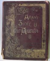 Arany-Zichy Album erősen sérült állapotban, de komplett szövegrésszel Zichy Mihály illusztációival