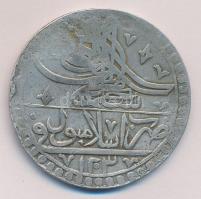 Törökország / Oszmán Birodalom 1789-1807. (1203/3) Yuzluk Ag "III. Selim" 31,66g T:3 Turkey/Ottoman Empire 1789-1807. (1203/3) Yuzluk Ag "Selim III" 31,66g C:F