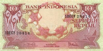 Indonézia 1959. 5R + 10R + 25R T:I,II,III
Indonesia 1959. 5 Rupiah + 10 Rupiah + 25 Rupiah C:Unc,XF,...