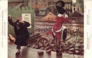 Parisian scenery, humour s: Albert Guillaume