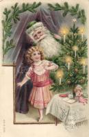 Christmas, St Nicholas Emb. litho