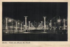 Berlin Unter den Linden at night