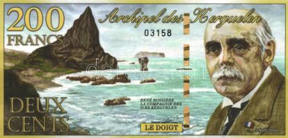 Kerguelen szigetek 2010. 200Fr T:I Kerguelen Islands 2010. 200 Francs C:Unc