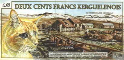 Kerguelen szigetek 2010. 200Fr T:I
Kerguelen Islands 2010. 200 Francs C:Unc