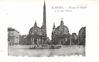 Roma Popolo square (small tear)