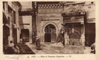 Fes Nejjarine palace and fountain (fl)