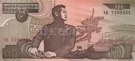 Észak-Korea 1992. 50W + 1998. 5W + 10W + 2005. 200W T:I
North Korea 1992. 50 Won + 1998. 5 Won + 10 ...