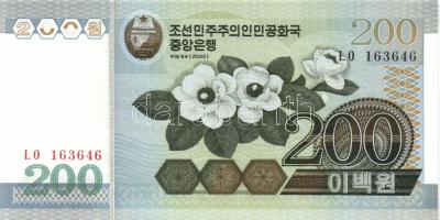 Észak-Korea 1992. 50W + 1998. 5W + 10W + 2005. 200W T:I
North Korea 1992. 50 Won + 1998. 5 Won + 10 ...