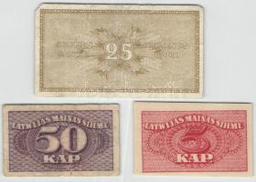 Finnország 1918. 25p + Lettország 1920. 5k + 50k T:III
Finland 1918. 25 Penniia + Latvia 1920. 5 kap...