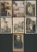 cca 1900 25db családi fotó és portré / Vintage family photos and portraits