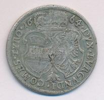 Ausztria 1664. 15Kr Ag "Zsigmond Ferenc" T:3 Austria 1664. 15 Kreuzer Ag "Sigismund Franz" C:F