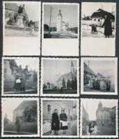 cca 1940 68 db Kolozsváron készült részben városképes fotó / 68 photos from Cluj