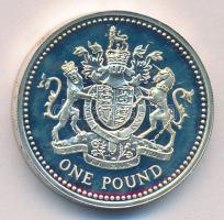 Nagy Britannia 1998. 1Ł Ag eredeti dísztokban tanúsítvánnyal T:PP Great Britain 1994. 1 Pound Ag in original case with certificate C:PP