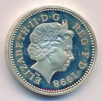 Nagy Britannia 1998. 1Ł Ag eredeti dísztokban tanúsítvánnyal T:PP
Great Britain 1994. 1 Pound Ag in ...