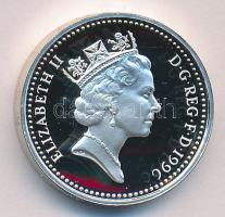 Nagy Britannia 1996. 1Ł Ag eredeti dísztokban tanúsítvánnyal T:PP
Great Britain 1996. 1 Pound Ag in ...