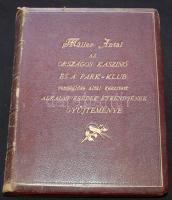 1905 Müller Antal az Országos Kaszinó és a Park klub vendéglőse által készített alkalmi ebédek étren...