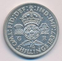 Nagy Britannia 1937. 1Fl Ag "VI.György" T:2/2- Great Britain 1937. 1 Florin Ag "George VI" C:XF/VF
