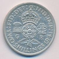 Nagy Britannia 1941. 1Fl Ag "VI.György" T:2- Great Britain 1941. 1 Florin Ag "George VI" C:VF